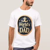 'De beste vader van de wereld' T-shirt (Voorkant)