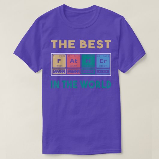 De beste vader van de wereld t-shirt (Design voorkant)