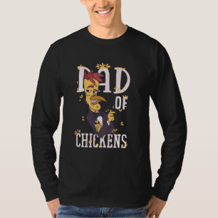 De beste vader van kippen in de hele kuikens t-shirt