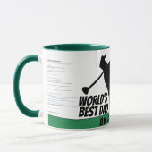 De beste vader van Par ter wereld Mok (Links)