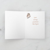 De beste vader van Poppa met Wise Owl Humor Kaart (Binnen)