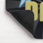 De beste Vaderdag voor beste vader zwart-gouden kl Muismat (Hoek)