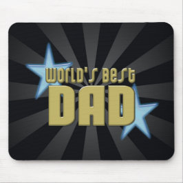 De beste Vaderdag voor beste vader zwart-gouden kl Muismat