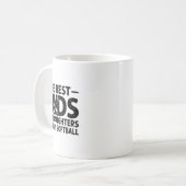 De Beste Vaders Hebben Dochters Die Softbal Vader Koffiemok (Voorkant links)
