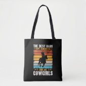 De beste vaders hebben Koe meisjes Tote Bag (Voorkant)