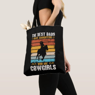 De beste vaders hebben Koe meisjes Tote Bag