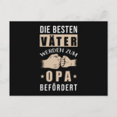 De beste vaders worden opa's briefkaart (Voorkant)