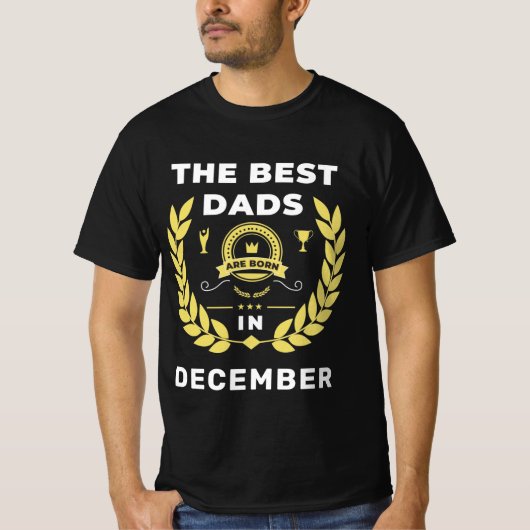 de beste vaders zijn geboren in t-shirt (Voorkant)