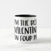 De beste Valentijn op vier poten Mok (Midden)