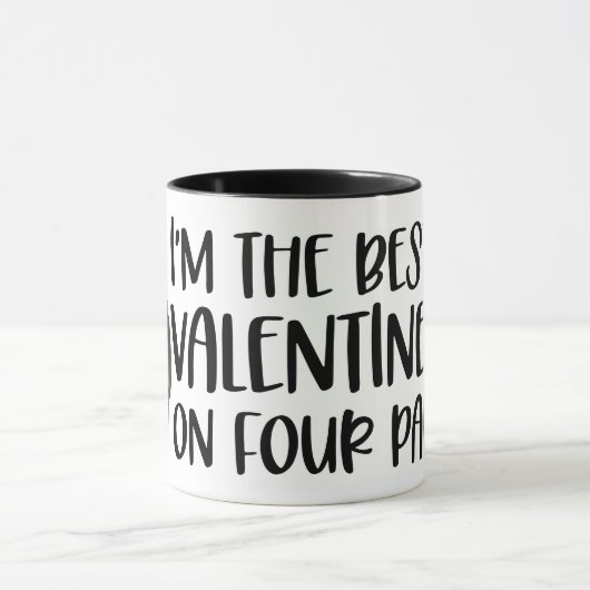 De beste Valentijn op vier poten Mok (Midden)