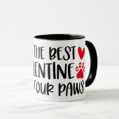 De beste Valentijn op vier poten Mok (Voorkant rechts)