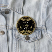 De beste van de wereld als een moeder ronde button 7,6 cm (In situ)