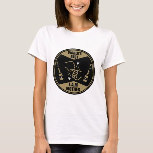 De beste van de wereld als een moeder t-shirt (Voorkant)