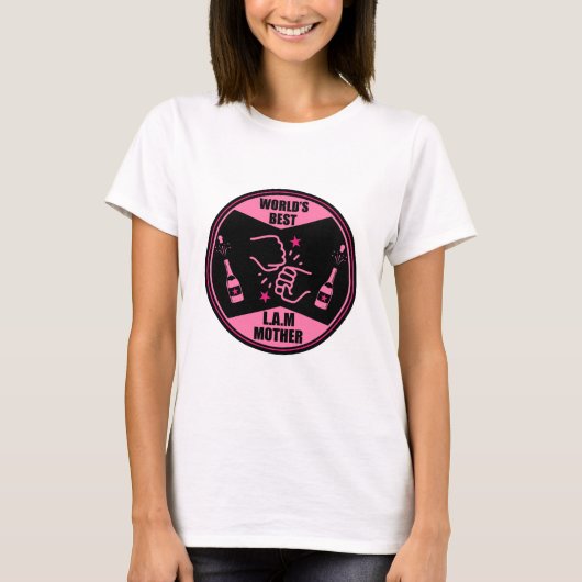 De beste van de wereld als een moeder t-shirt (Voorkant)