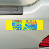 De beste Verenigde Staten hopen samen op een sterk Bumpersticker (Op auto)