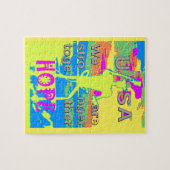 De beste Verenigde Staten hopen samen op een sterk Legpuzzel (Horizontaal)