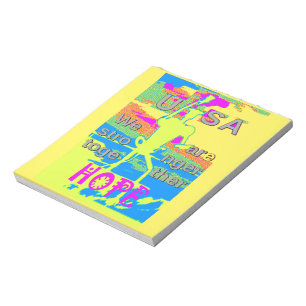 De beste Verenigde Staten hopen samen op een sterk Notitieblok