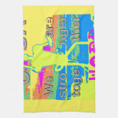 De beste Verenigde Staten hopen samen op een sterk Theedoek (Verticaal)