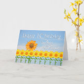 De beste Verjaardag van de Vriend Kaart (Gele Bloem)