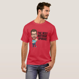 De Beste Verjaardagsupgrade Papa met Bril T-shirt