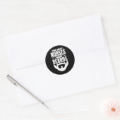 De beste verpleegkundigen hebben loopbaanstudies e ronde sticker (Envelop)
