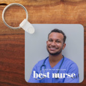 De beste verpleegster ooit bedankt sleutelhanger (Voorkant)
