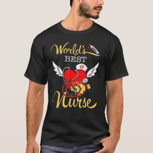 De beste verpleegster ter wereld voor Afstudeerder T-shirt
