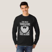 De beste vertalers hebben een Beards vertaler T-shirt (Voorkant volledig)