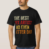 De beste VFX-artiest en nog betere vader T-shirt (Voorkant)