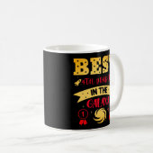 DE BESTE VIDE GRADER IN DE GALAXY grappig Koffiemok (Voorkant rechts)