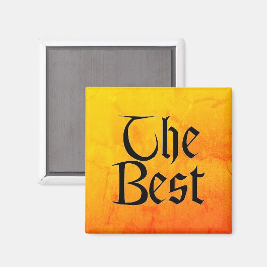 De beste vierkante magneet (Voorkant / Achterkant)