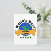 De beste vijfde ter wereld. Grade Teacher Briefkaart (Staand voorkant)