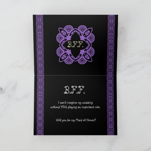 De BESTE VIOLETTE PAARS van de Uitnodiging van het (Binnen)