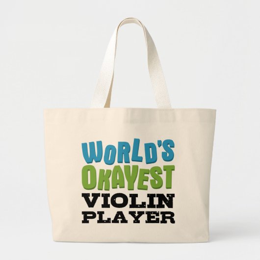 De beste vioolspeler ter wereld grote tote bag (Voorkant)