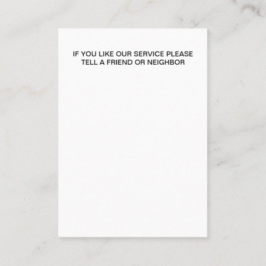 De beste Visitekaartjes van House Painter (Achterkant)