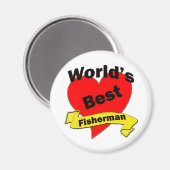 De beste visser ter wereld magneet (Voorkant / Achterkant)