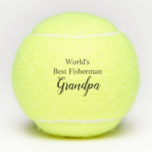 De beste visser ter wereld opa tennisballen