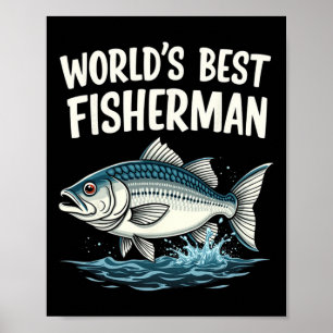 De beste visser ter wereld Vist enthousiast Poster