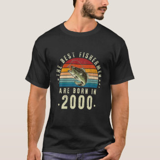 De beste vissers zijn geboren in 2000,Vintage 22e  T-shirt