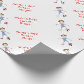 De Beste Voetballer van de wereld Cadeaupapier (Hoek)