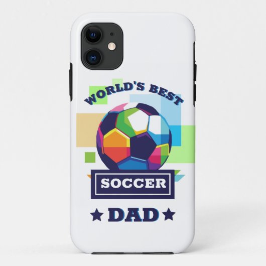 De beste voetbalvader ter wereld | Vaderdag Cadeau Case-Mate iPhone Case (Achterkant)