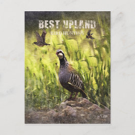 De beste vogeljacht in het hoogland briefkaart