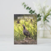 De beste vogeljacht in het hoogland feestdagenkaart (Staand voorkant)