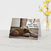 DE BESTE VRIEND BIRTHDAY WIST VAN PUG PUP KAART (Gele Bloem)