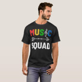 De beste vriend(in) van het leger van de muziekclu t-shirt (Voorkant volledig)