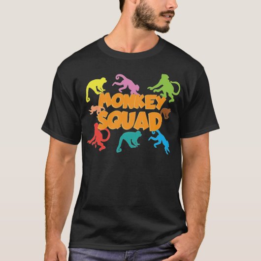 De beste vriend van de aap, de mop - t-shirt (Voorkant)