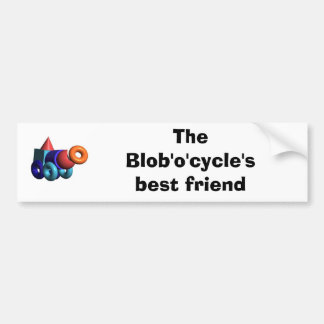 De beste vriend van de Blob'o'cycle Bumpersticker