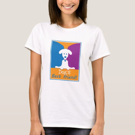 De beste vriend van de hond t-shirt (Voorkant)