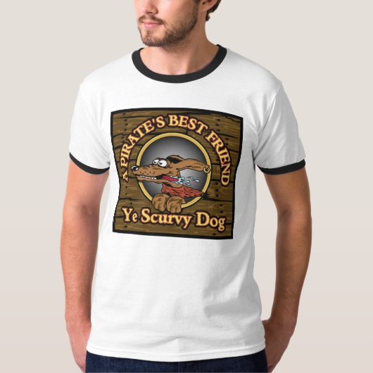 De beste vriend van een piraat t-shirt (Voorkant)