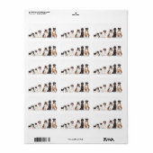 "De beste vriend van het man." Etiket (Full Sheet)